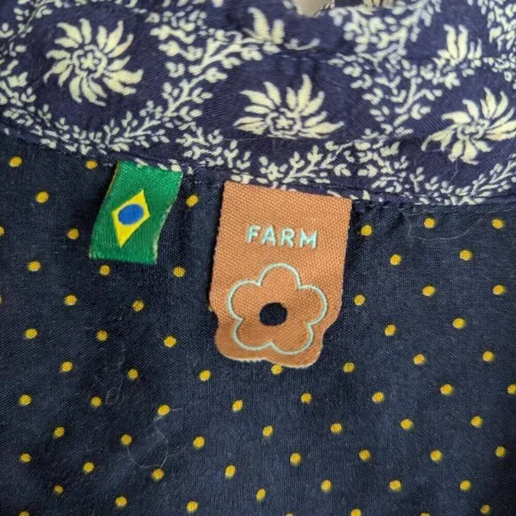 Farm Rio Floral Polka Dot Blouse - Picture 10 of 10